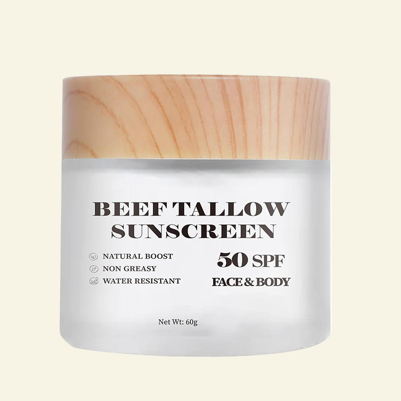 Beef tallow sunscren