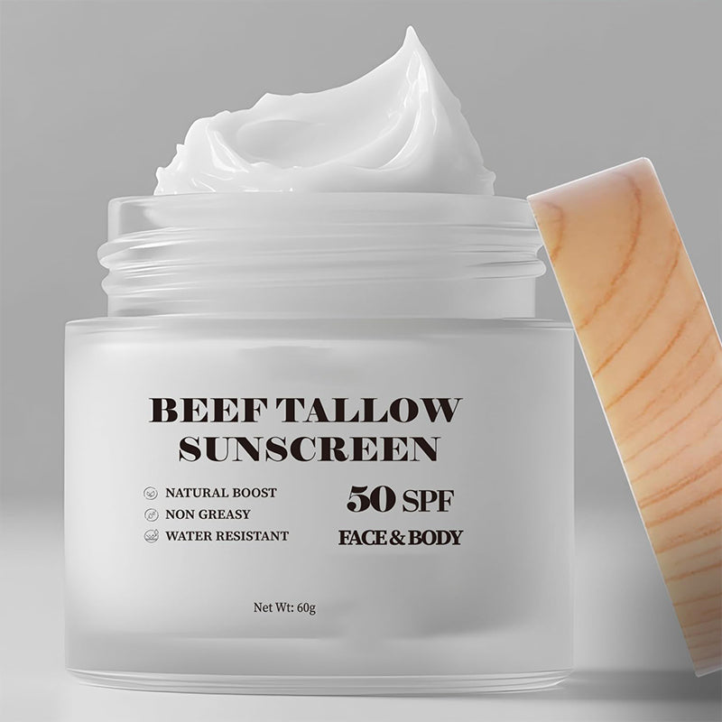 Beef tallow sunscren